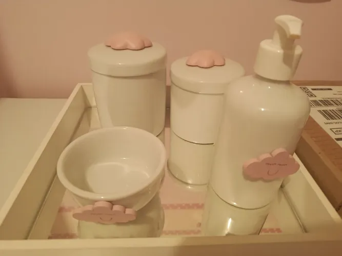 Kit higiene nuvem menina