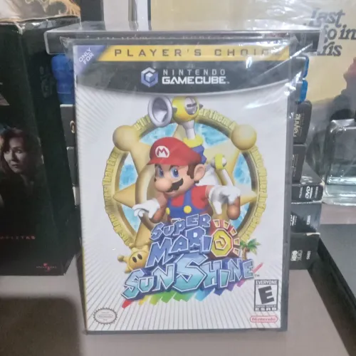 Mario Sunshine GameCube Perfeito estado Nintendo Original Manual completo