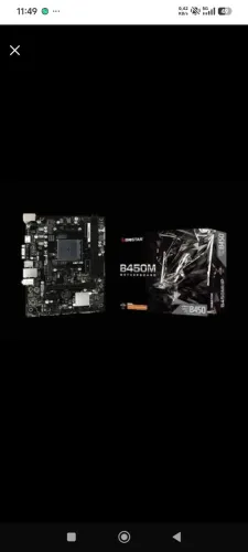 Placa mãe B450 mhp + 2 pentes de 16gb Ram = 32gb<br>+<br>2 pentes de 16gb Ram Kllisre<br>= 32gb Ram