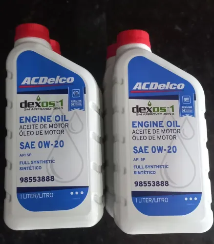 4 litros de ole 0w20 acdelco G3