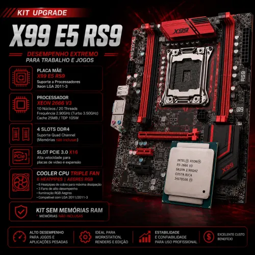 KIT XEON 2666v3