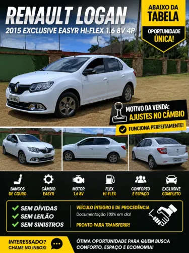 Renault Logan Dyna. Easyr Hi-flex 1.6 8V 2015