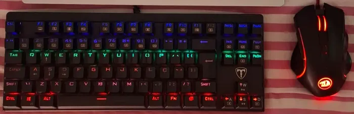 Teclado T Dagger, Mouse Gamer RedDragon 3200DPI