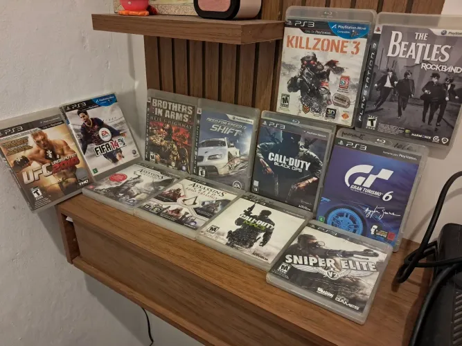 Lote com 13 jogos originais ps3