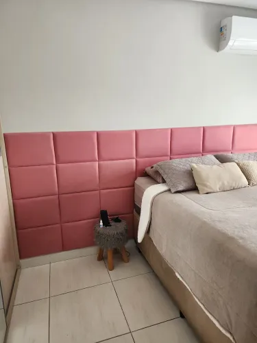 Cabeceira modular MDF estofada