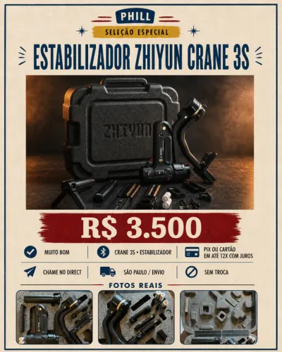 ESTABILIZADOR ZHIYUN CRANE 3S