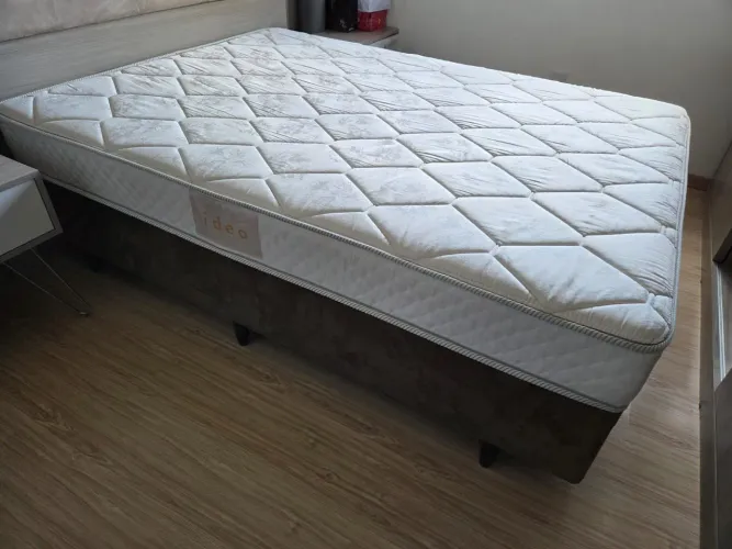 Cama box casal conjugado Herval Ágata 