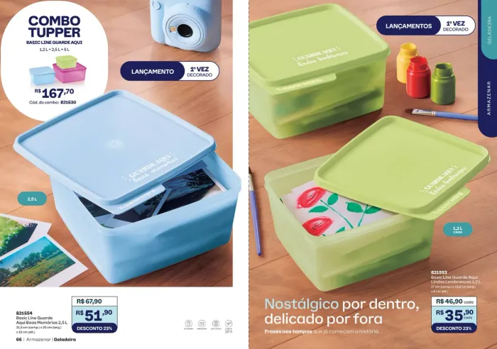 Combo Basic line 3 Tupperware 