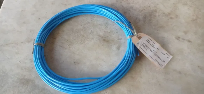 Cabo fio energia 750W 4.0mm azul 20 metros