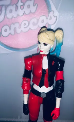 Boneca arlequina sunny usada 30 cm sunny