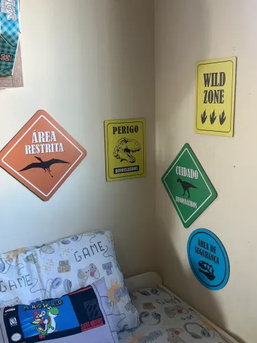 Quadrinhos decorativos Dinossauro