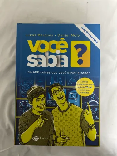 Livro Voce sabia edicao limitada
