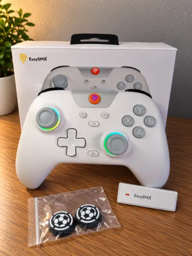 Controle Sem Fio EasySMX X05 - PC, Switch e Celular - Novo
