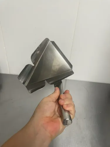 Pá pegador para batata frita 100% inox