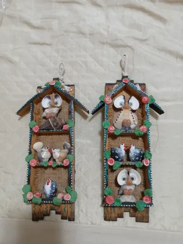 vendo 2 quadros de decoração (artesanato)