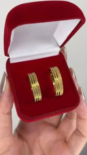 Par de alianças promoção 70 reais o par entrega grátis