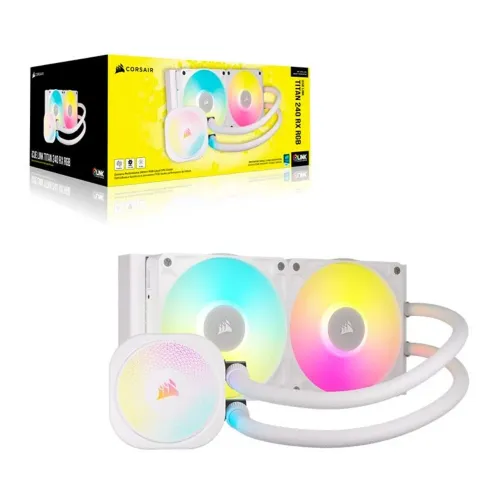 WATER COOLER CORSAIR TITAN 240 RX AIO, RGB