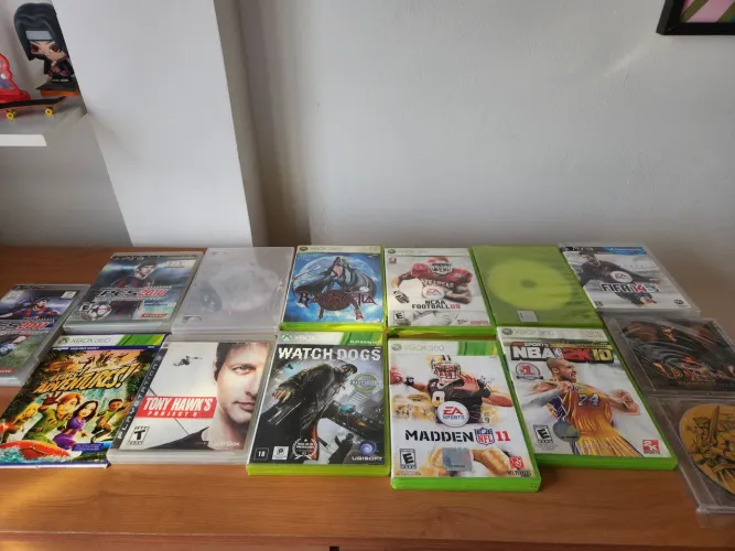 Lote de capas de jogos de xbox 360/ Playstation 3/ psp e pc