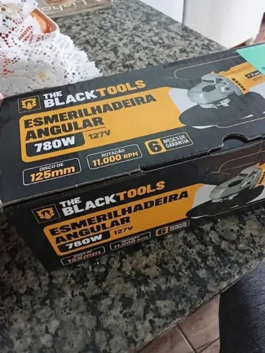 Esmerilhadeira Lixadeira Angular 780W The Black Tools (Nova)