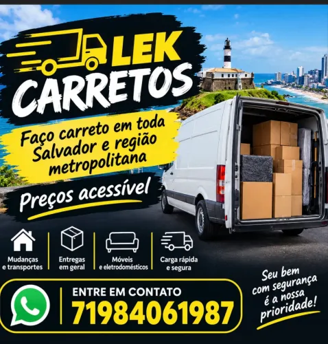 Serviço de carreto e mudança