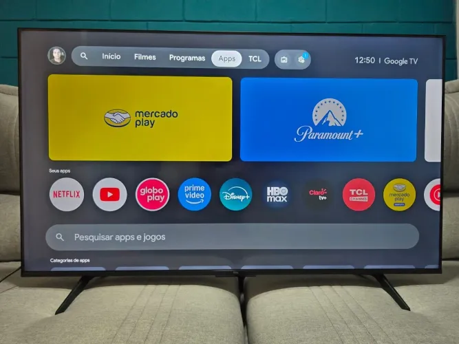 TV TCL 55 Polegadas 4K Google TV