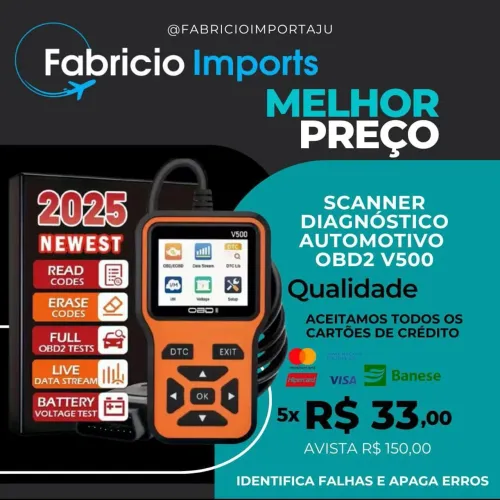 SCANNER VEICULAR OBD2 V500 