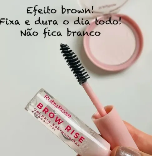 Ela fica mesmo !!!! BROW RISE RUBY ROSE Gel para sobrancelhas !!!