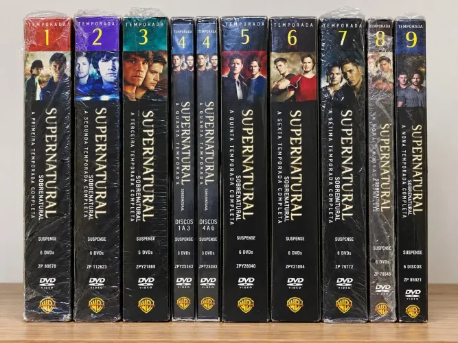 Box DVD série Supernatural (Sobrenatural)
