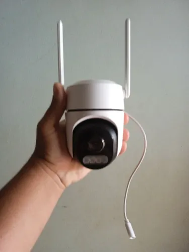 Camara wifi nova com visão noturna e infra vermelho aplicativo icee 