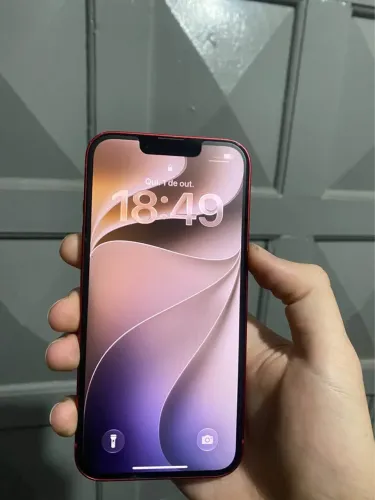 iPhone 13 Red - 128GB | Face ID, iCloud tudo ok | Película de privacidade inclusa!
