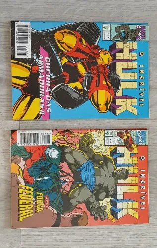 Incrível Hulk nº 127 e 128 Estado de Banca Abril