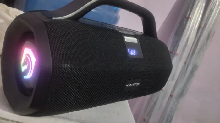 Caixa de som bombox 