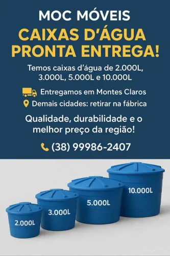 Caixas d'água novas