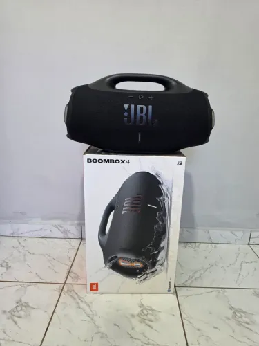 JBL boombox 4 Preta completa