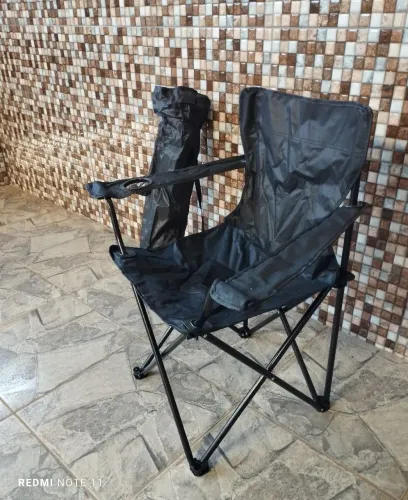 Cadeira camping dobrável nova