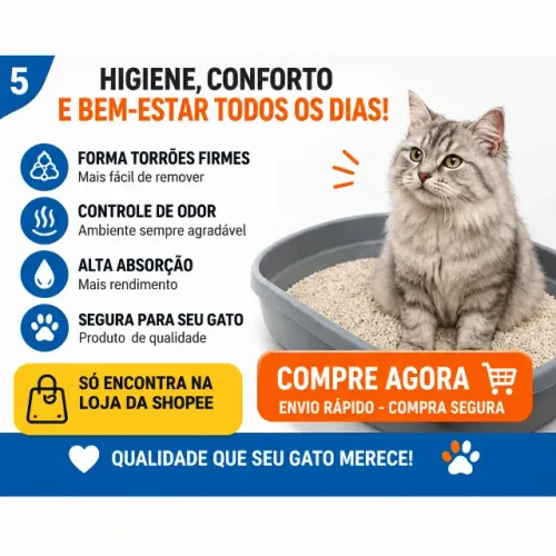 Areia para Gatos