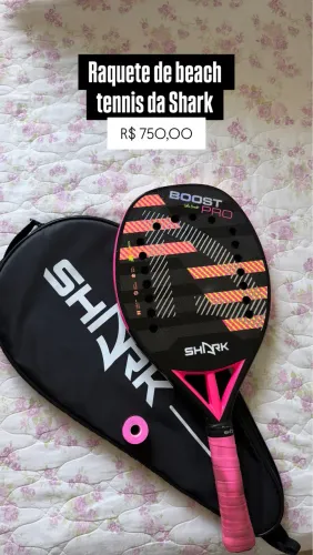 Raquete beach tennis Shark