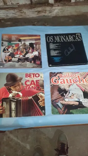 Discos de vinil gaucho
