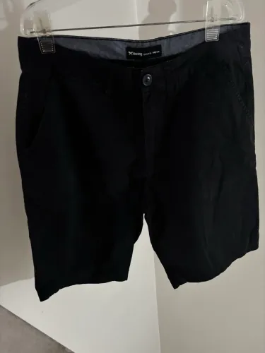 Bermuda Preta Masculina Hering 