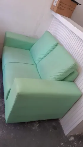 Conjunto sofá e poltronas