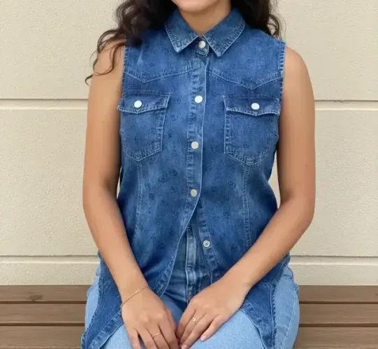 Blusa jeans Tam P