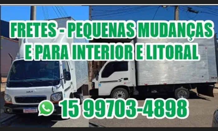 FRETES PEQUENAS MUDANÇAS EM SOROCABA E REGÃO E LITORAL