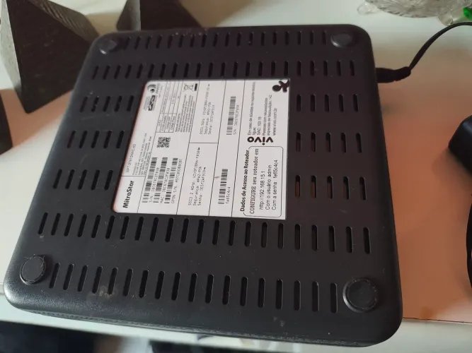 Modem roteador Mitrastar pra internet de alta velocidade