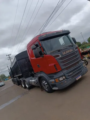 Conjunto Scania R500 V8. e carreta 9 eixo 3x3 curta 
