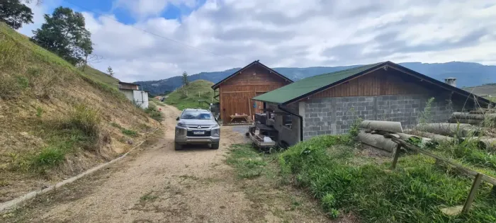 Sítio em Alfredo Wagner/SC- 26.668,00 m² com casa rústica