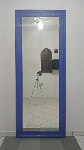 Espelho Grande Moldura Bisote