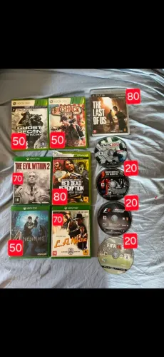 JOGOS PS3, XBOX 360 E XBOX ONE