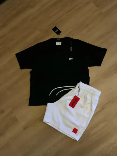 Kit Camisa e Short Tactel Hugo Boss