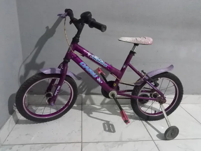 Entrego Bicicleta Aro 16 infantil ótima aceito cartão