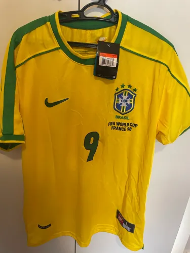 Camisa Brasil 98 Ronaldo 9